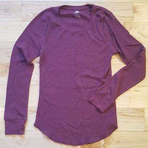 🖤 3/$20! 🖤 BURGUNDY WAFFLE KNIT TEE